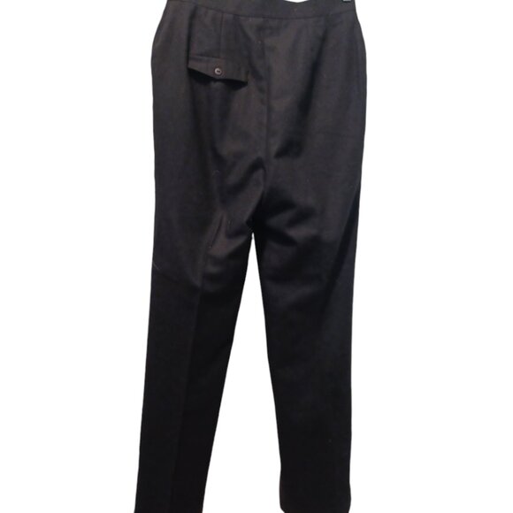 Black Wool Blend Pants size 16 - lined 4602 - Picture 4 of 7